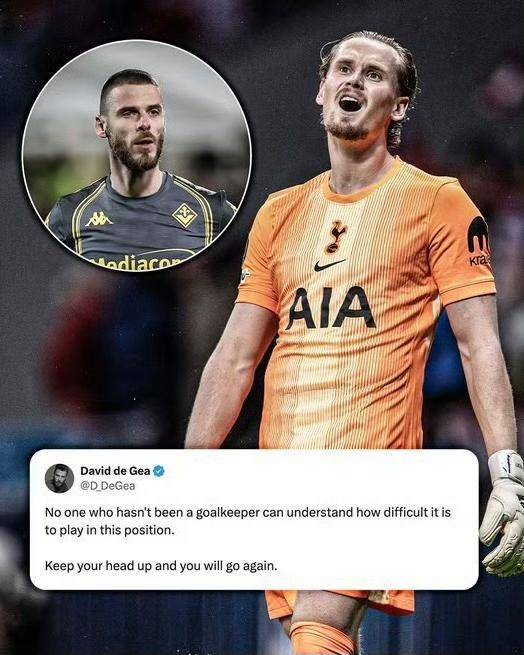 17分钟被换下！德赫亚暖言鼓励金斯基：只有门将才懂这一夜的痛